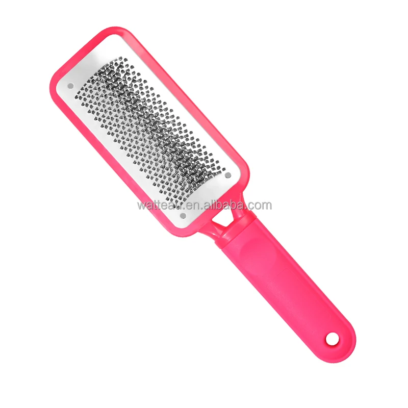 Professional Colossal Foot File Callus Remover Stainless Steel Spa Tool with Plastic NM Custom Logo Foot Care Tool