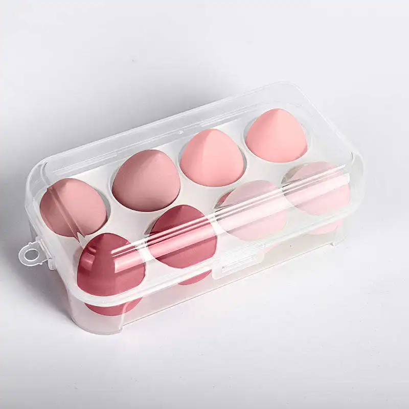 Hot selling makeup sponge set 5 pcs OEM packaging Makeup Sponge Set  Soft Setting Face Puffs Makeup Blender