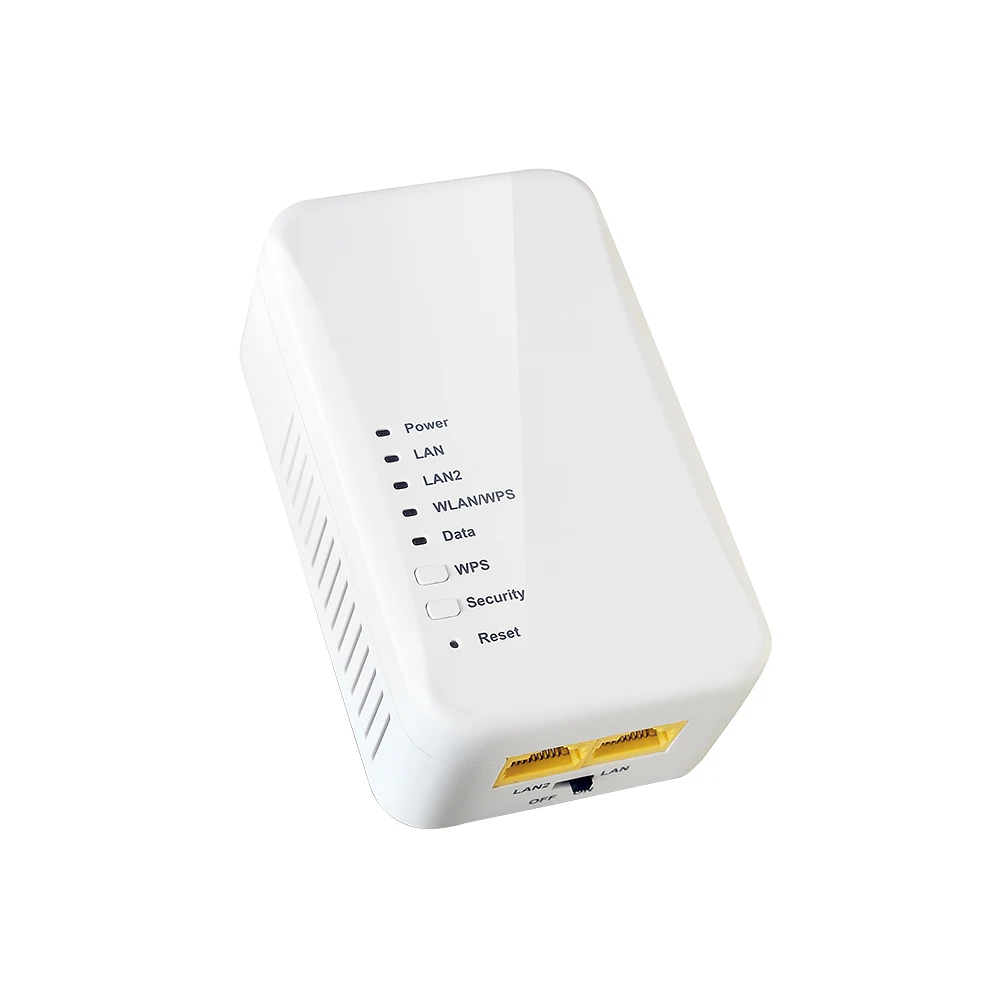  Лучший ПЛК Powerline Av500Mbps беспроводной сетевой адаптер 300 Мбит/с Wifi Ethernet