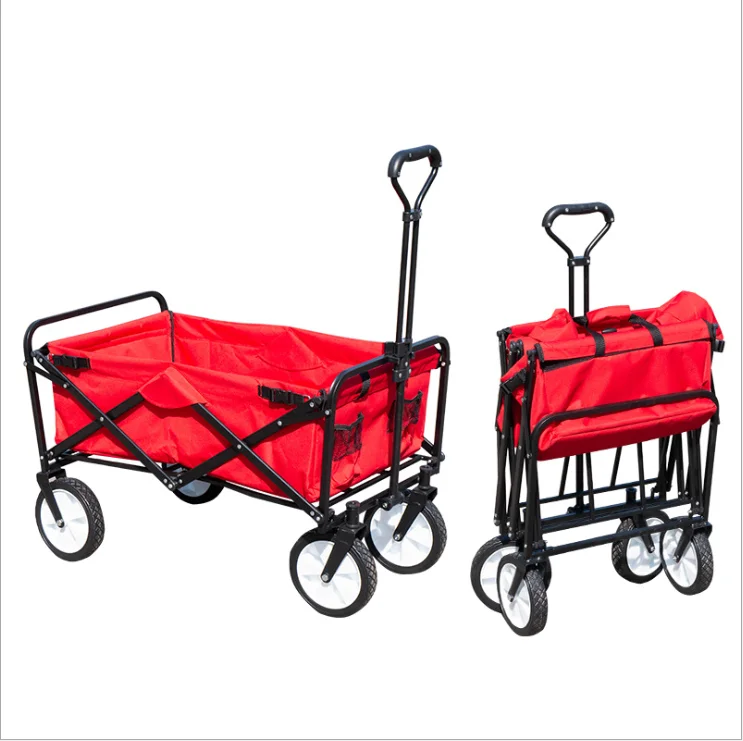 Hot Sale FW002 Outdoor Camping Galley Portable Wagon Fold Up Luggage Trolley Cart for Shopping