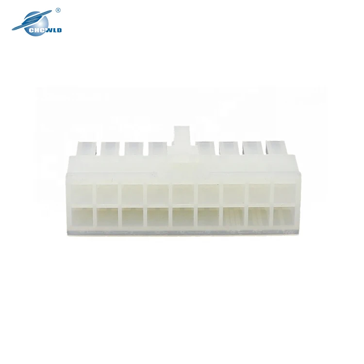 18 Pin Automobile Male White Wire harness Connector Housing Molex mini fit Connector 5557 5559 5569 5556 5558