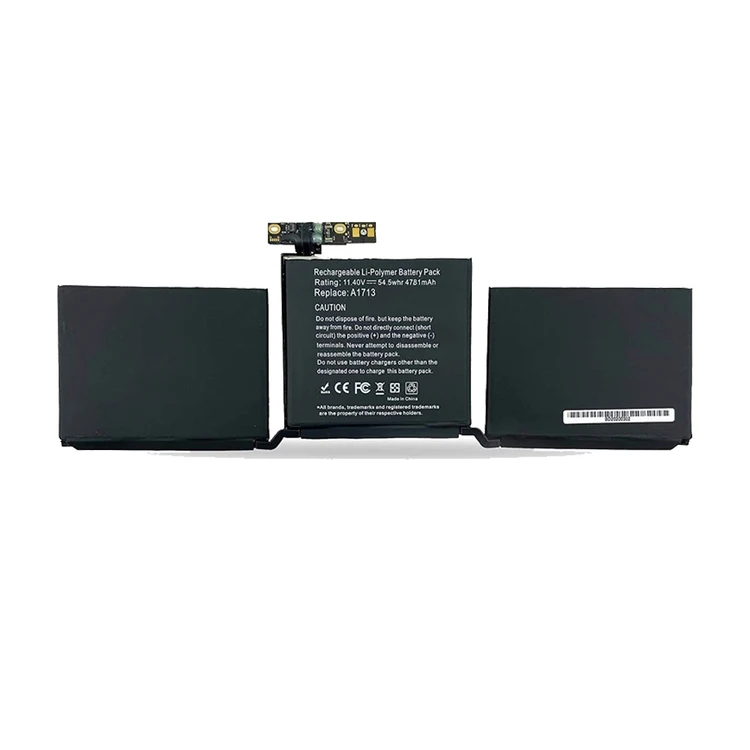 Hot Sale 13 Inch Laptop Batterie A1713 3.6v--4.2v 4000mah Battery For Macbook Pro 13 2016-2017 Replacement Batter