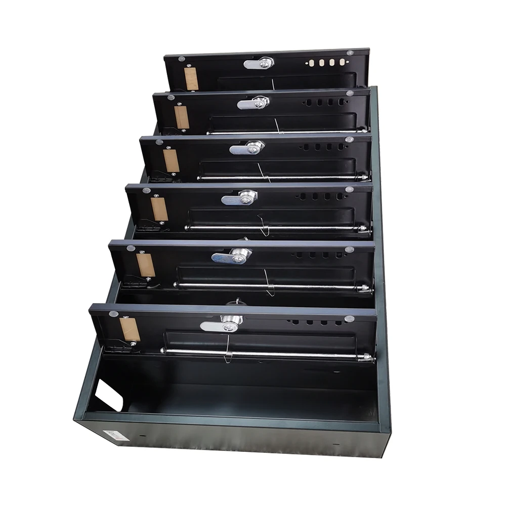 Wholesale letter box custom size 6 door metal mailing box