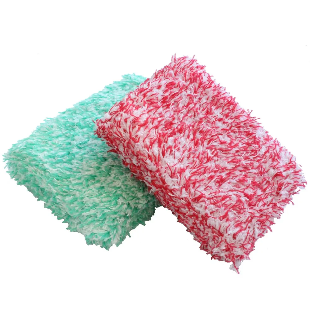 Premium Microfiber Wash Pad Car Cleaning Sponge Pad