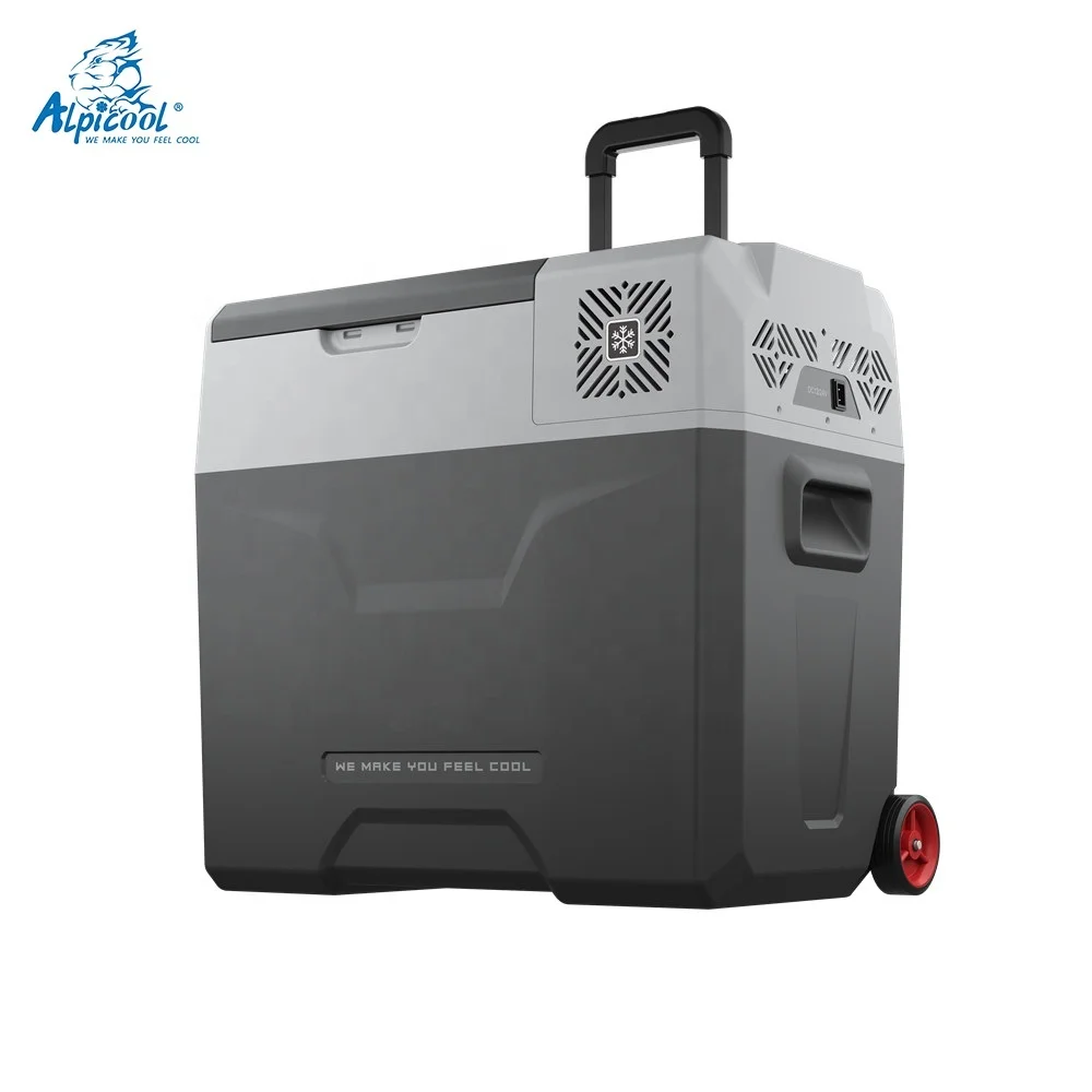 CX50 Alpicool 50L compressor cooler deep car freezer fridge refrigerator for travel car use 12 volt 24 v
