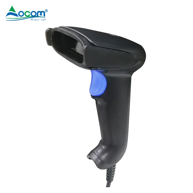 New Update OCBS-W217 Usb Handheld Omni-Directional Qr Code Scanner Cmos 1D 2D Barcode Scanner