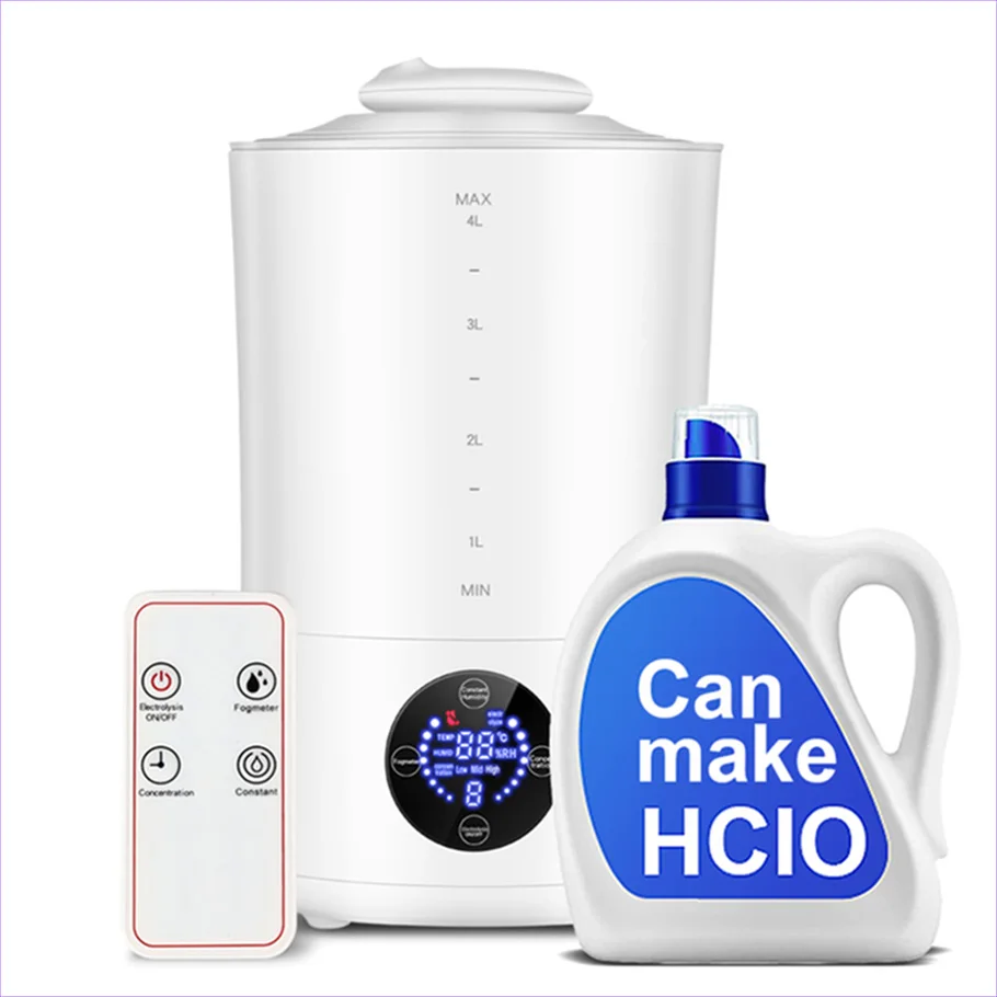 
Chlorine Dioxide Electrolytic Disinfectant Electrolyzed Water Generator With Mist Function 