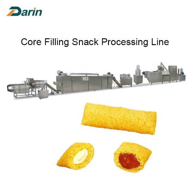 Corn puff production line puffed corn ball snacks food making rice machine