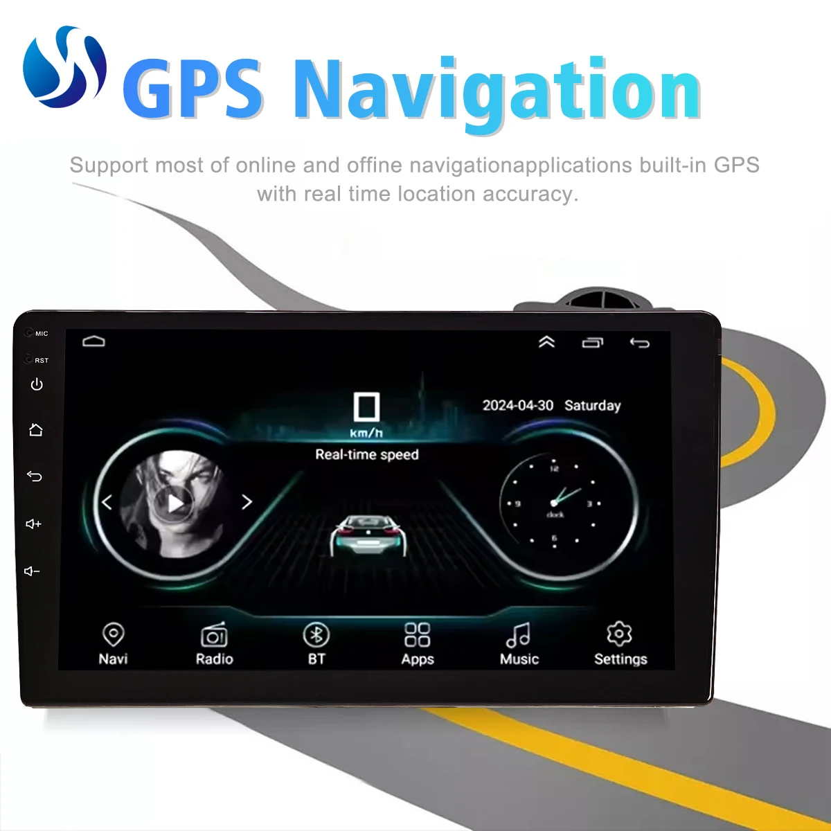 Автомагнитола на Android Автомобильный плеер 9 дюймов для Volkswagen/VW/PASSAT/POLO/GOLF 5 6/TOURAN