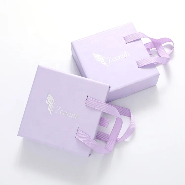 2019 Luxurious Custom logo paper ring gift packaging jewerly box