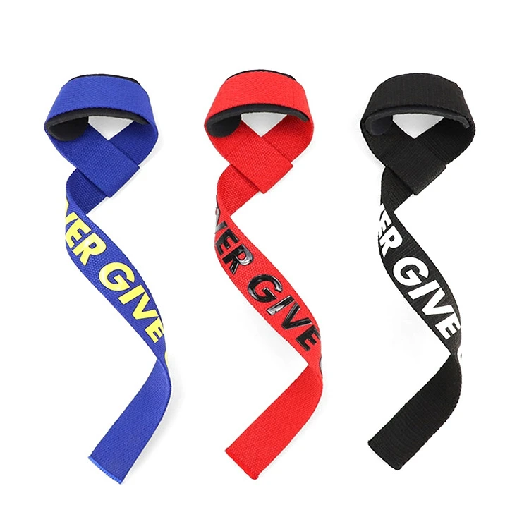 
Adjustable gymnastic fitness weight lifting gym weightlifting wrist strap Custom logo 