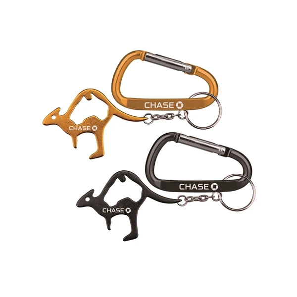 Promotional Kangaroo Shape Bottle Opener Keychain
