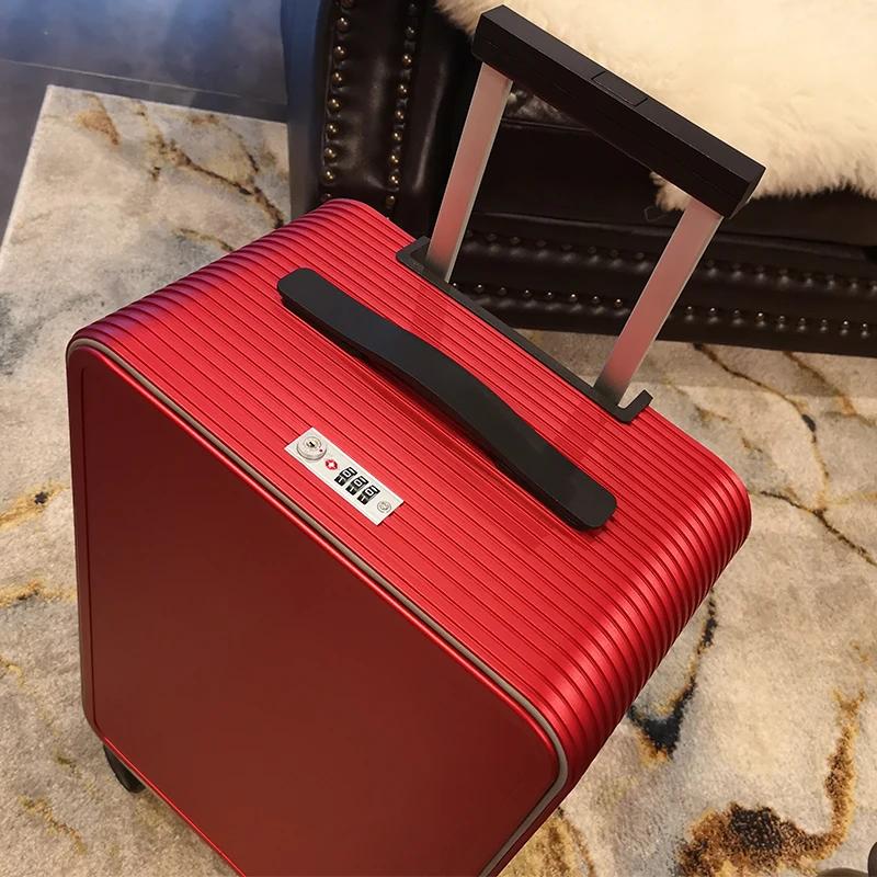 2020 New Best Selling Cool Front Open Suit Case Luxury Aluminum Luggage