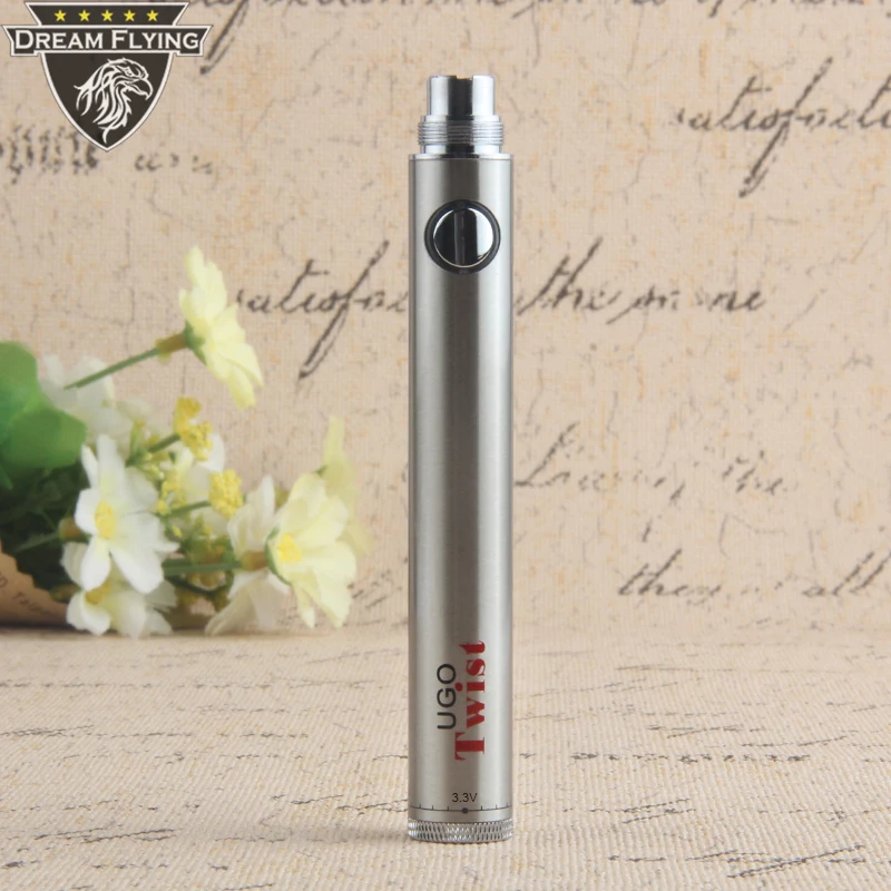 Factory direct sale lateral recharge vape pen Ugo Twist Battery fit for 510 thread atomizer from Dream Flying
