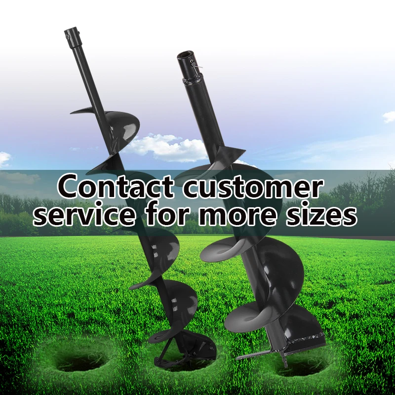 Tree planting digging machines spare parts helical blade earth drill bit