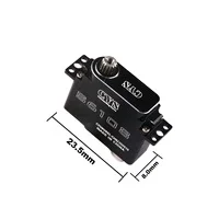 Мини Micro S6108 2 кг * см высокоскоростной Серводвигатель GPS без сердечников унисекс Цельнометаллический корпус с батарейным питанием RC 6 мм цифровой DIY
