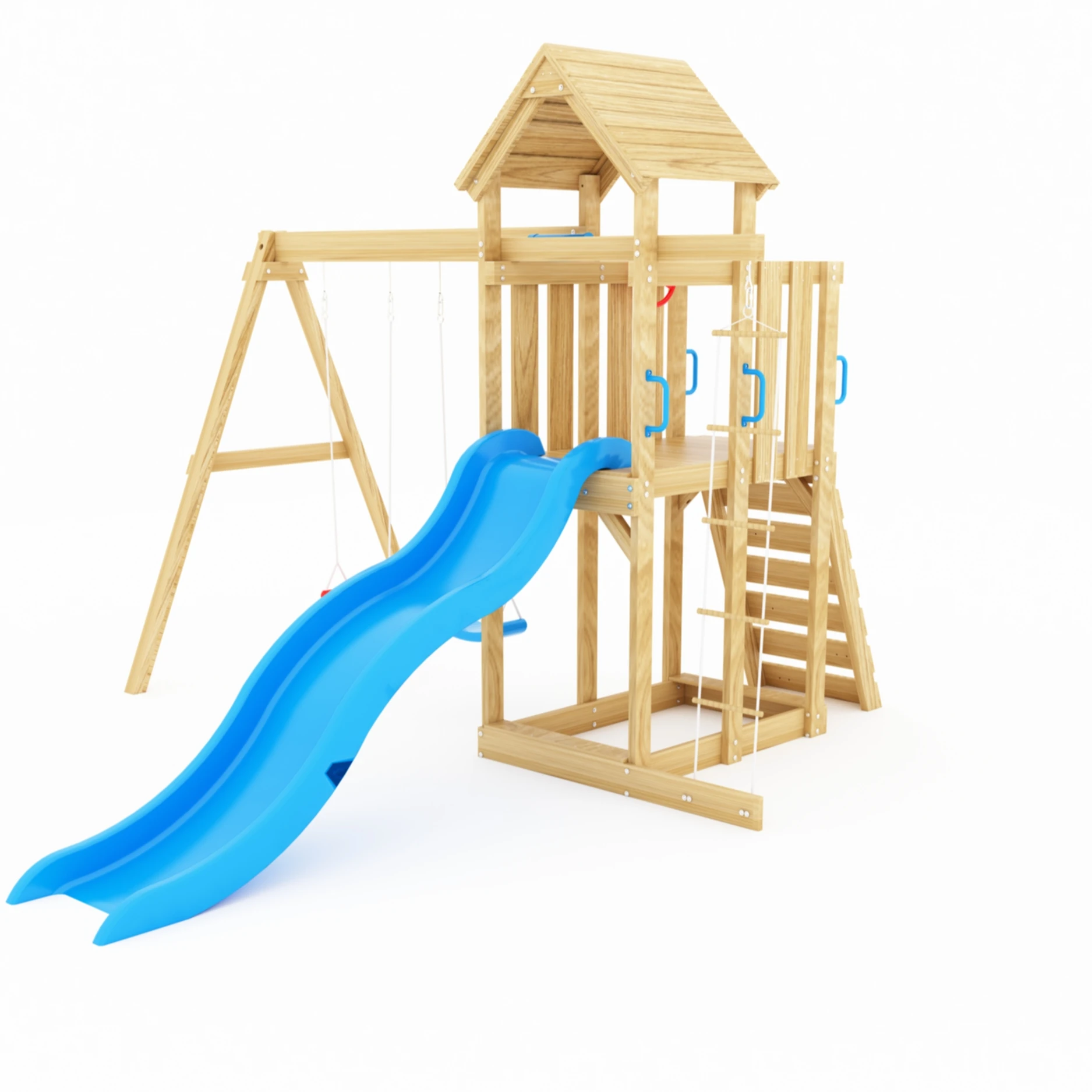 Multi Color Available Wholesale Children Wooden Play set Outdoor Playhouse Wooden Cubby House