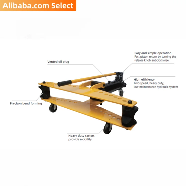 
Amazon Top Sales Heavy Duty Manual Pipe Bender Carbon Steel Pipe Bending Hand Tool 