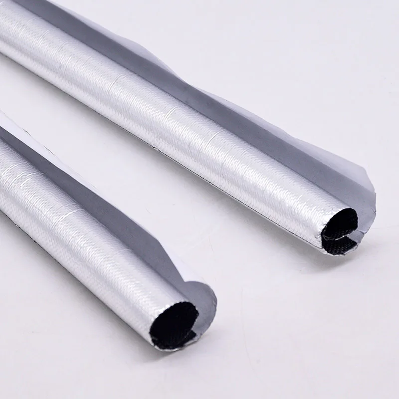 Aluminized Fiberglass Heat Shield Cover Sleeve for Engine Tube