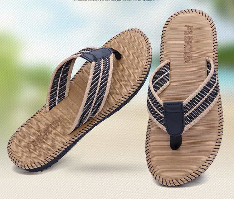 Keleeti mens flip flop sandals slide summer sandals men for beach hiking fishing sandals flip flop men