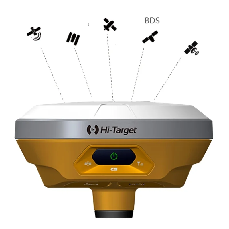 ultra-compact hi target V100 GNSS RTK receiver Dual-mode  NFC  gps glonass galileo receiver