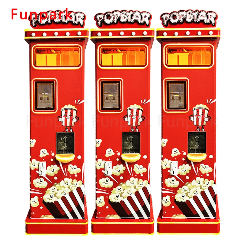 Funpark Popular Design Fast Food Vending Machines Automatic Popcorn Machine Coin Operated Games