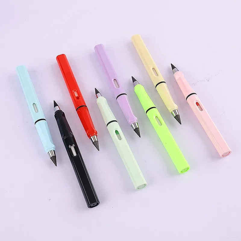 6 Pcs Unlimited Eternal new Pencil No Ink write fountain Pen Pencil for Writing Art Sketch Painting Kids Gifts kawaii stationery