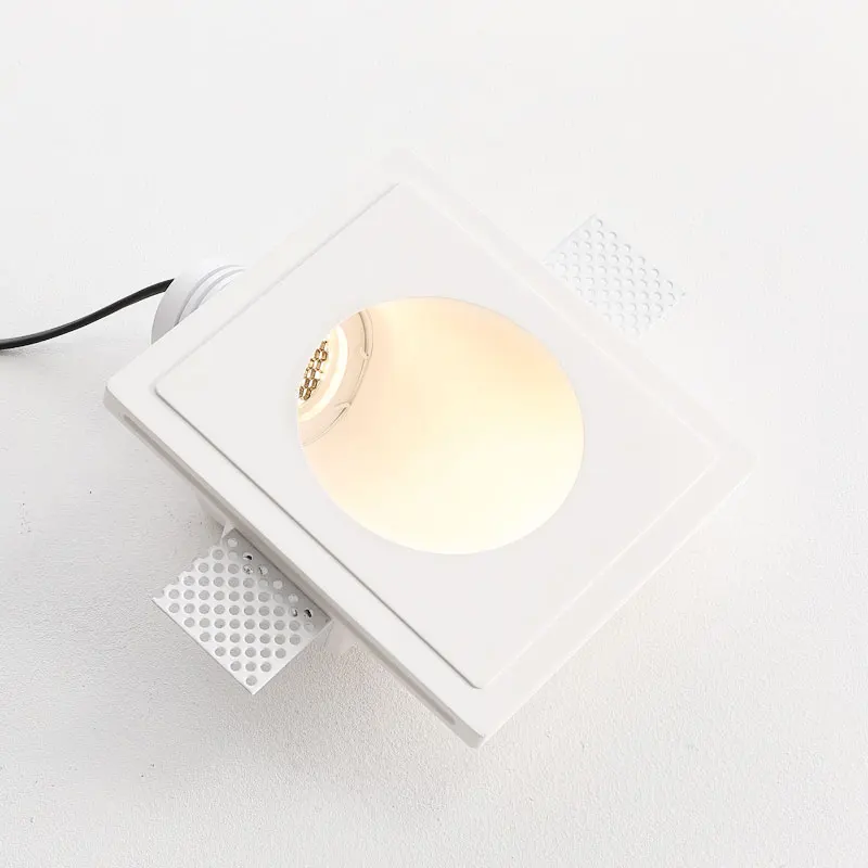 Gypsum Lamp 2022 New Design For Indoor Decoration Lighting Recessed Ceiling Light GU10 Plaster Lighting
