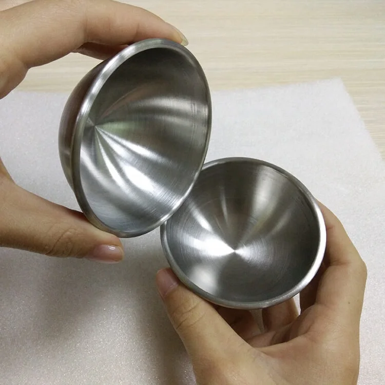 25mm 45mm 55mm 65mm 75mm 85mm Custom 304 Stainless Steel Metal Bath Bomb Mold