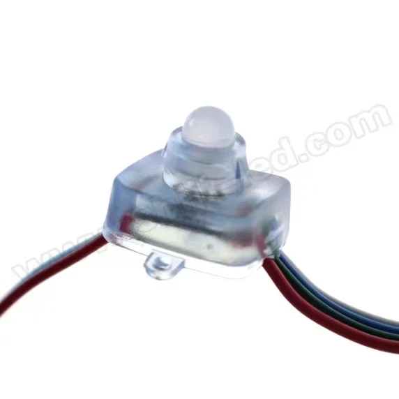 Wholesale Led Pixel String Light RGB full color programmable DC5V LED Modul ws2811 12mm waterproof pixel square