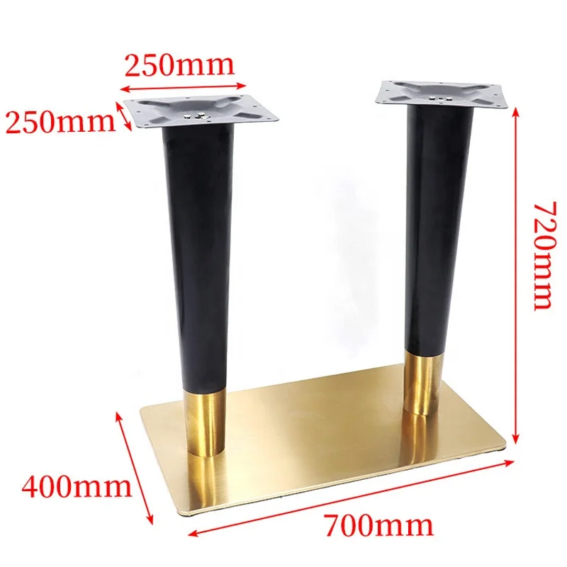 Table Base Round Coffee Dining Modern Luxury Bar Restaurant Furniture Leg Metal Stainless Steel Black Gold Bases Table For Table