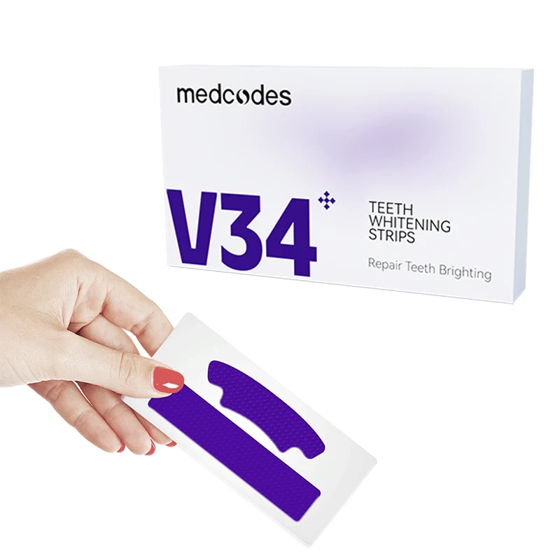 14 Treatments OEM ODM Private Label Professional 100% Residue Free Tooth Bleaching Fruit Dissolving Teeth Whitening Strips