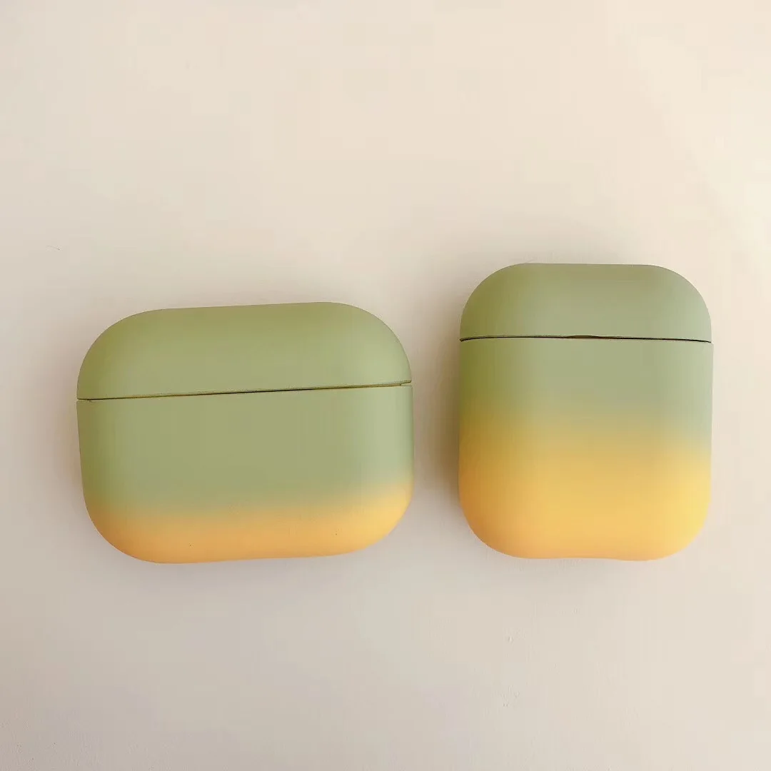  Градиентные милые чехлы для наушников Apple AirPods Pro яркий чехол Air Pods 2 1 3 роскошный защитный из