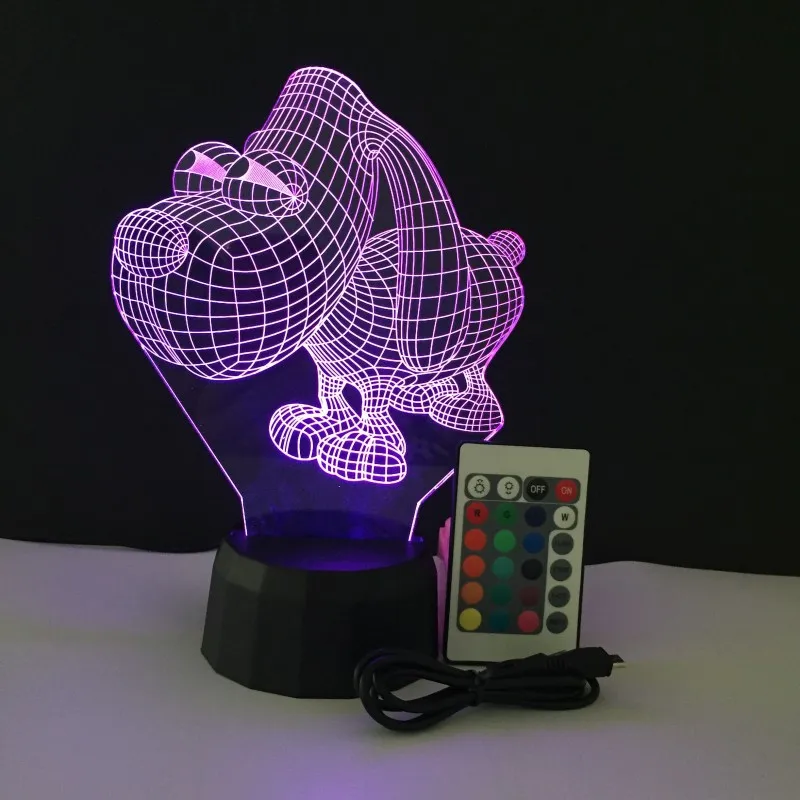 Best selling  Home Decoration  rgb LED Lamp  base Customized Pattern led light bases for acrylic