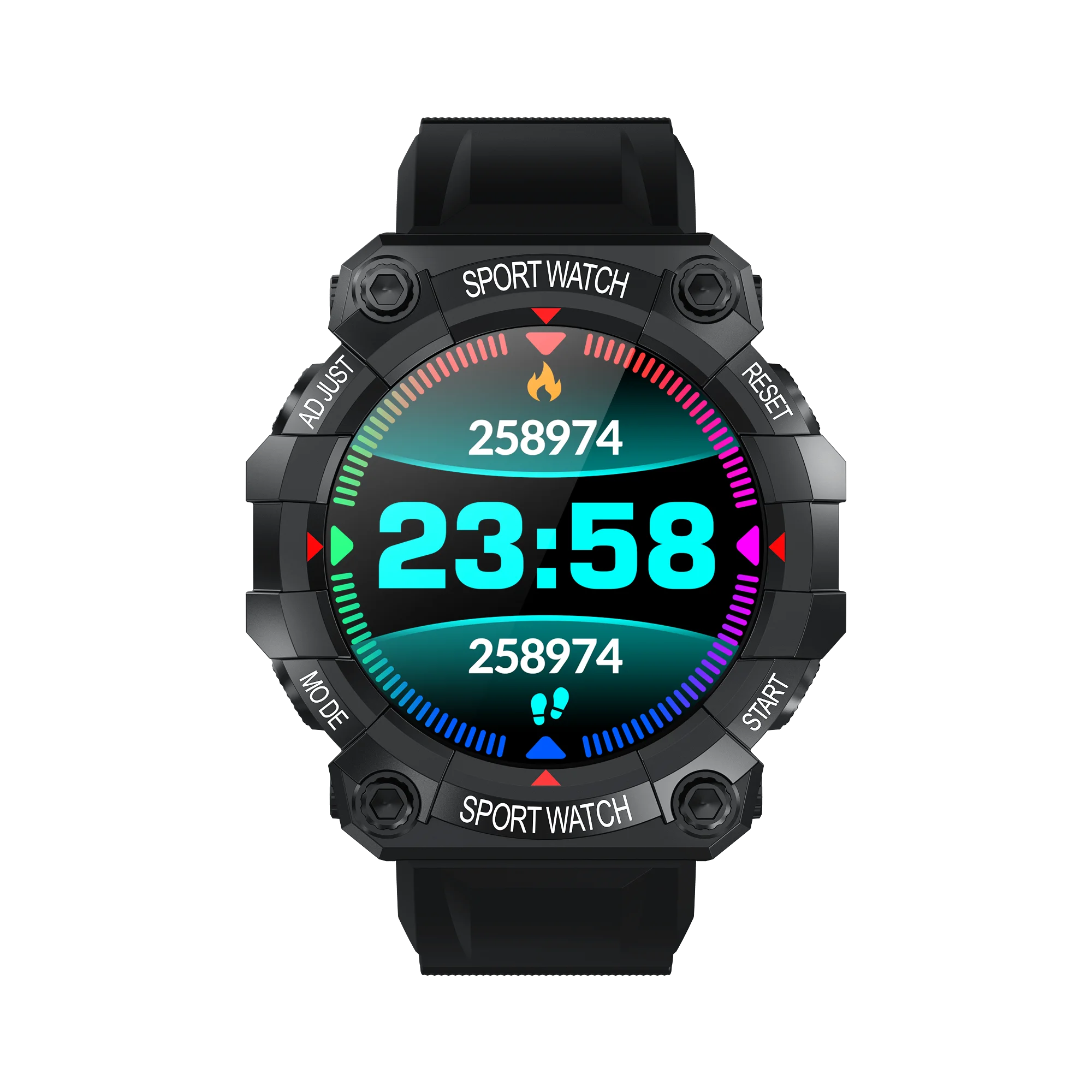 2021 sports smart watch FD68 cheap popular waterproof wristwatch big battery long standby smartwatch FD68