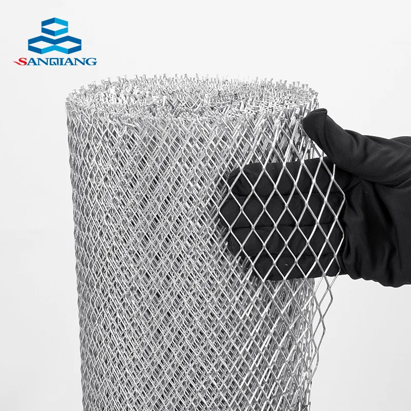 Wholesale 3ftx 32ft Hot Dip Galvanized Expanded Mesh Roll as Wall Plaster Mesh
