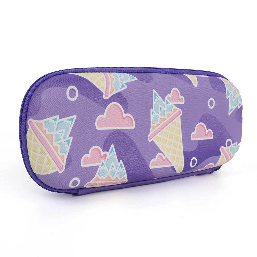 Best Selling Custom Pencil Case Custom Print Cute Carton EVA Pen Pouch Box School Students Pencil Kit