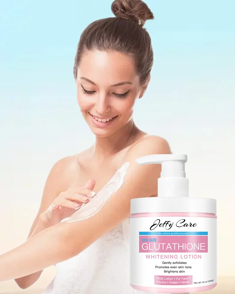 OEM/ODM Naturally Brighten Skin Best Glutathione Lightening Knuckle  Whitening Body Lotion For Men And Women Black Skin