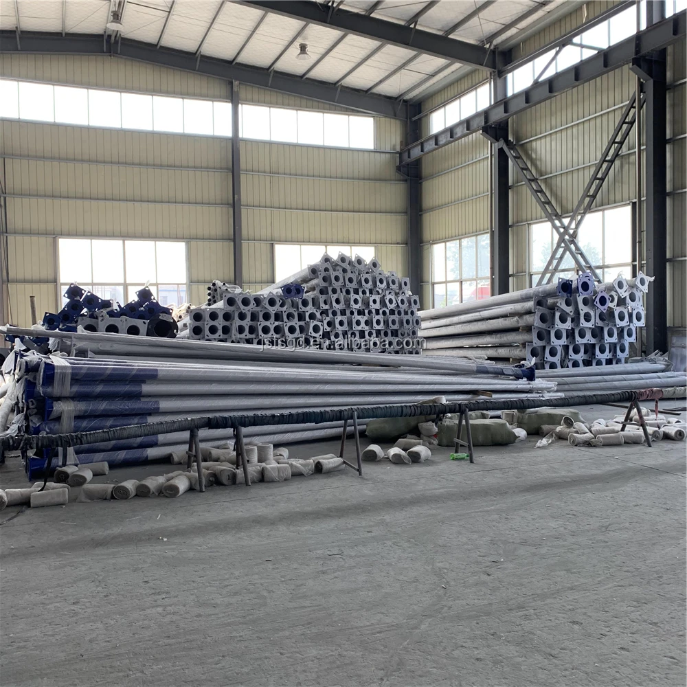 high quality wholesale OEM outdoor waterproof steel lamp poles   aluminum 5m 6m 7m 8m 9m street light pole