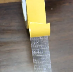 High Strength  environmentally friendly material	 fiber fix  Cross Fiber Glass Filament Double  Tape for fixing carpet