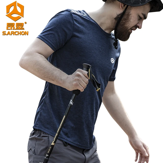 S.archon Instructor tactics quick-drying loose half-sleeve Paul POLO T-shirt for men