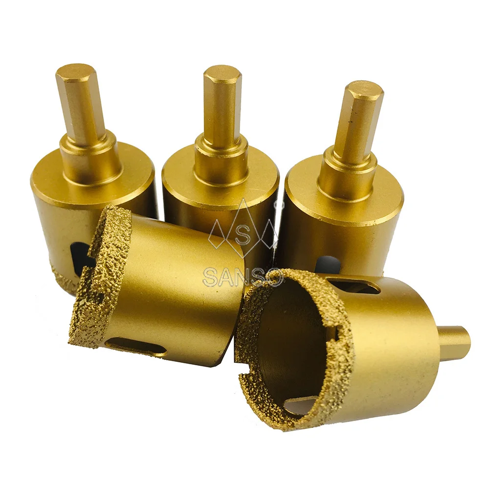 Sanso smoothly cutting vacuum brazed diamond core drill bit porcelain ceramic tile cutting diamond hole saw