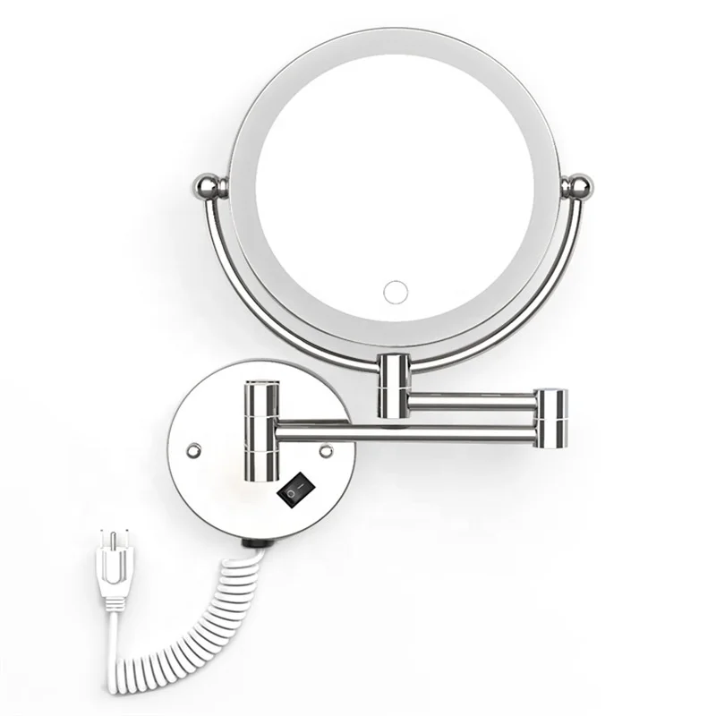 10X Magnifying Glass  Bathroom LED Lighted Shaving Bathroom vanity Mirror With Touch Sensor