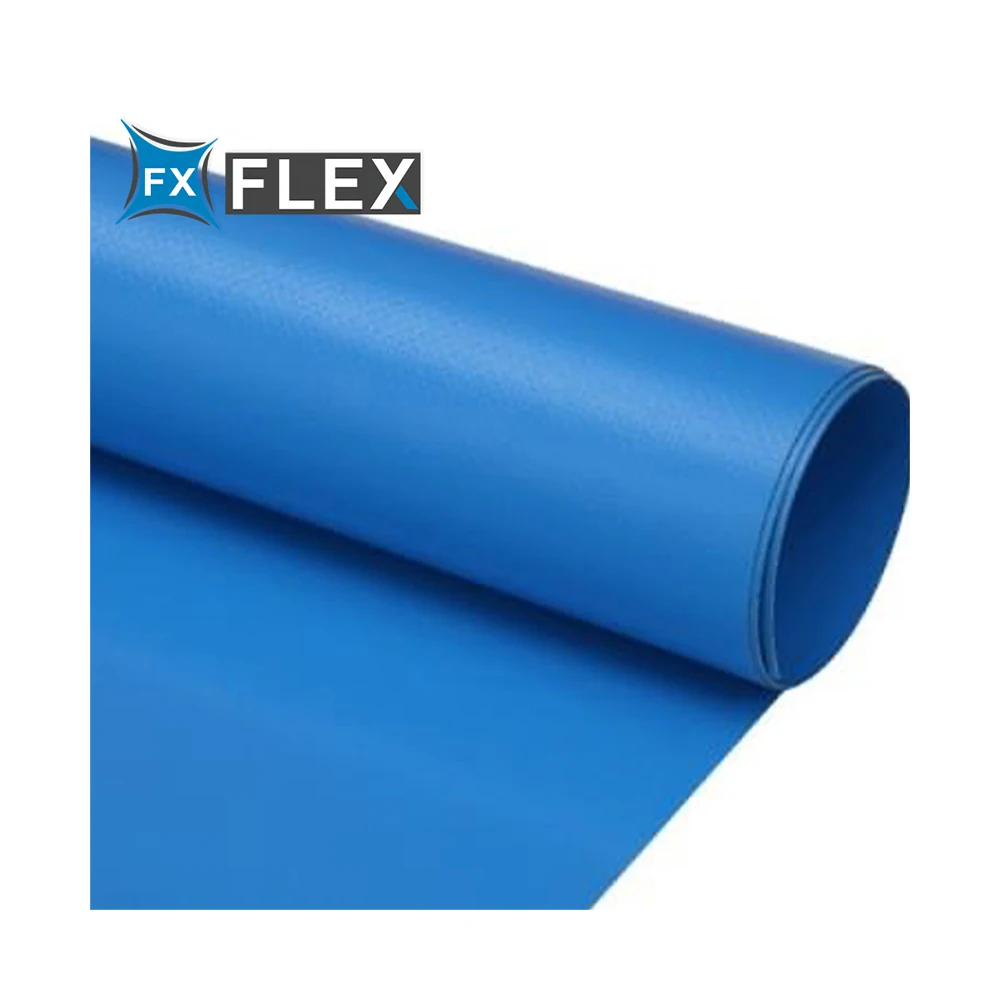FLFX Custom PVC Coated Tarpaulin Gsm 400 to 650 Gsm Food Grade PVC Tarpaulin Sheet