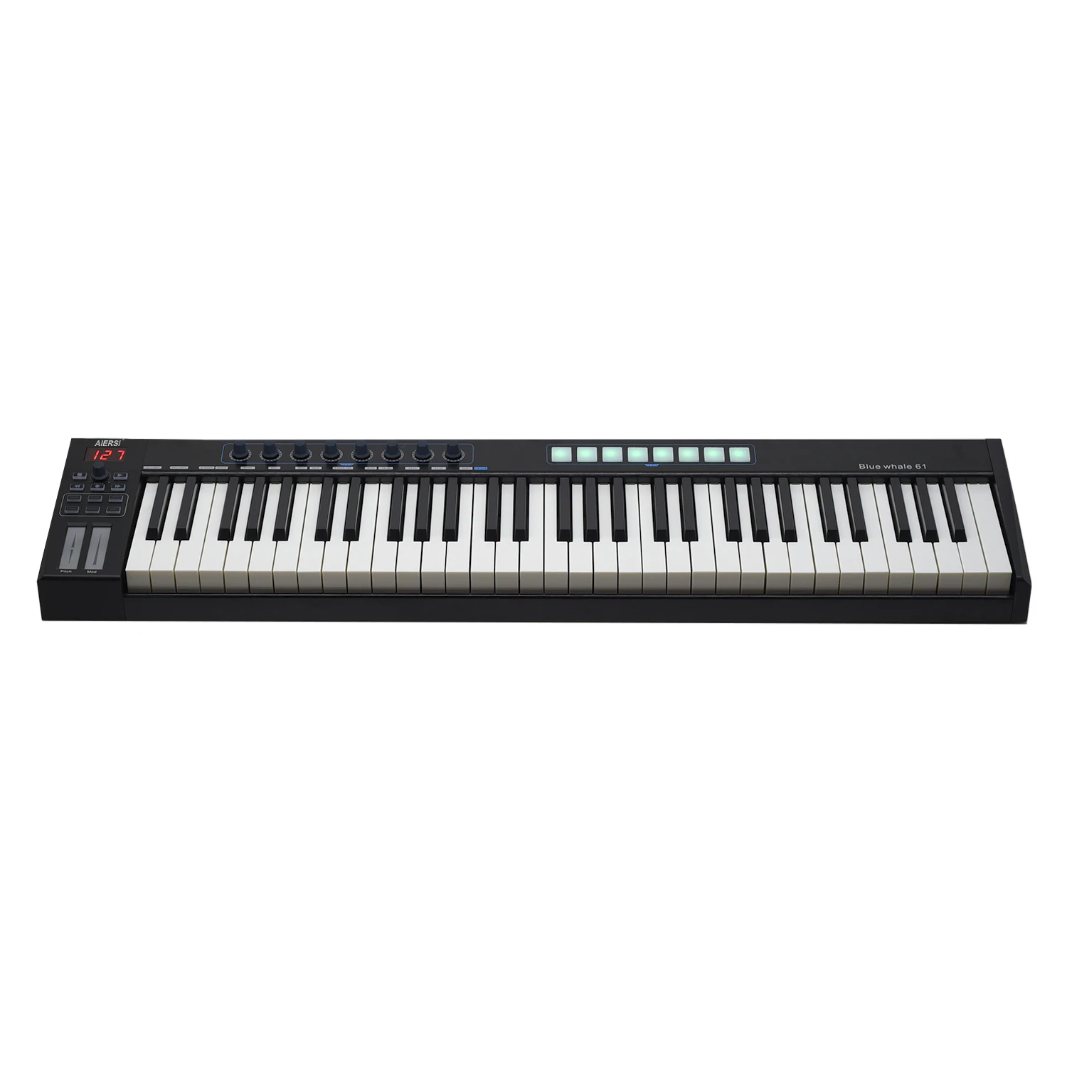 Aiersi брендовый качественный профессиональный контроллер midi 61 клавиша USB клавиатура для пианино музыкальный инструмент синтезатор музыки