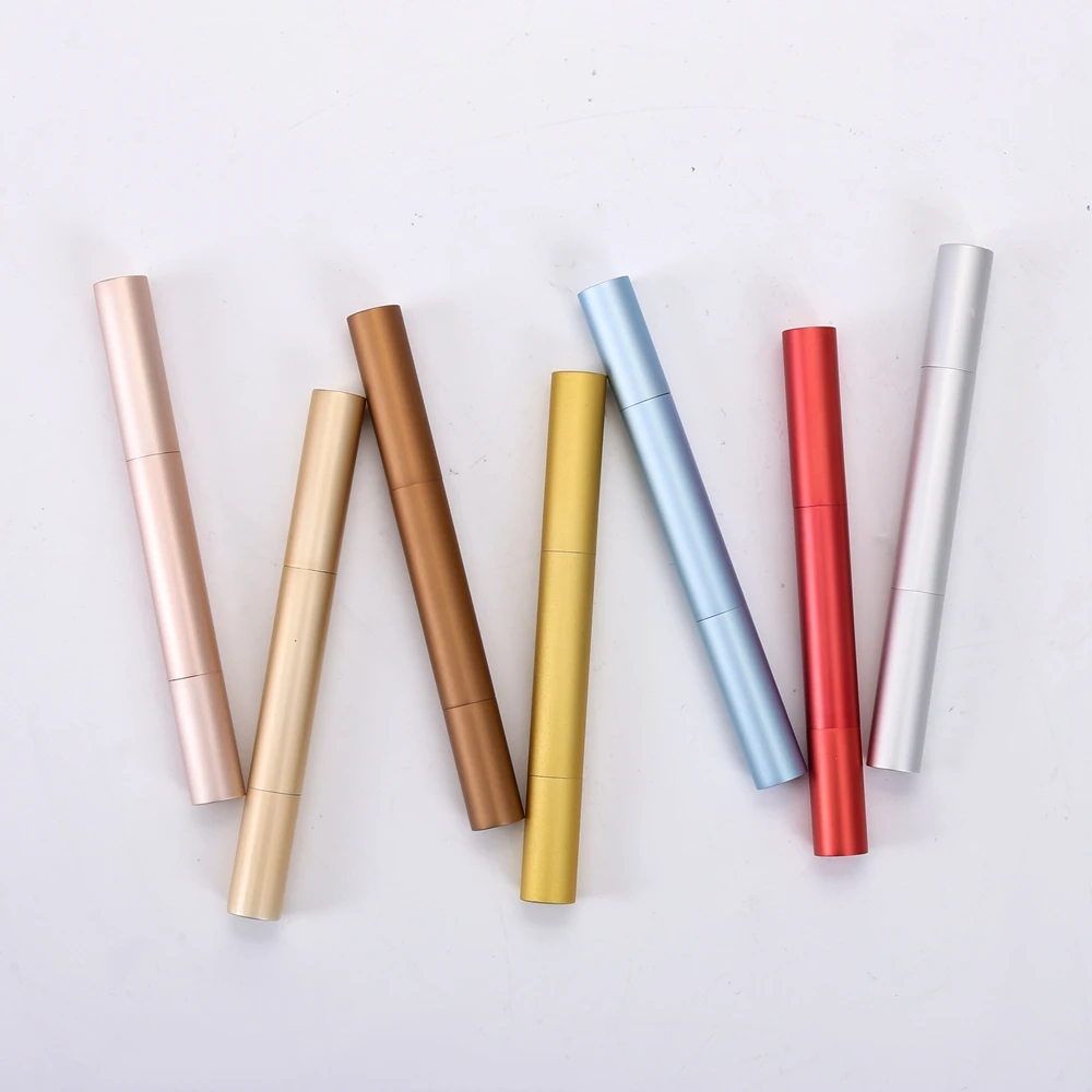 Custom Quality Empty Twist Cosmetic Cuticle Oil Pen Container With Metal Shell Cosmetic Tube