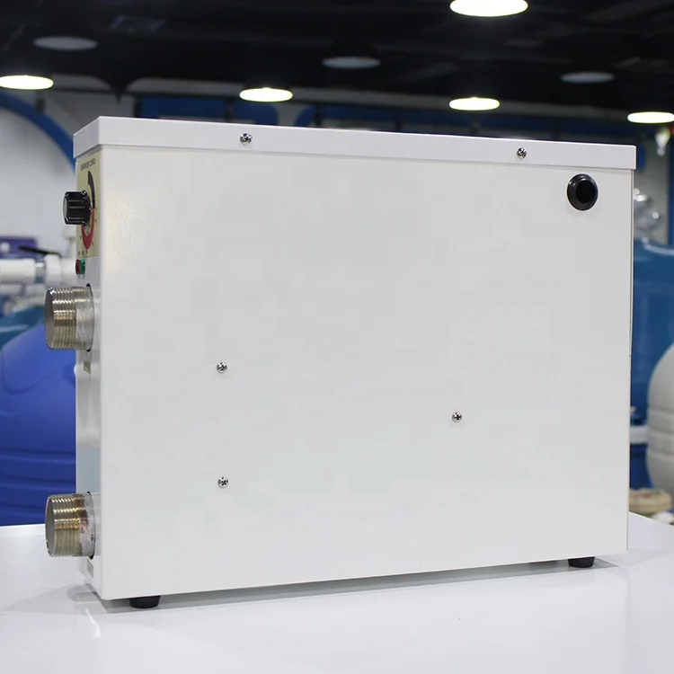 Portable pool heating system tankless electric water heater for swimming pool