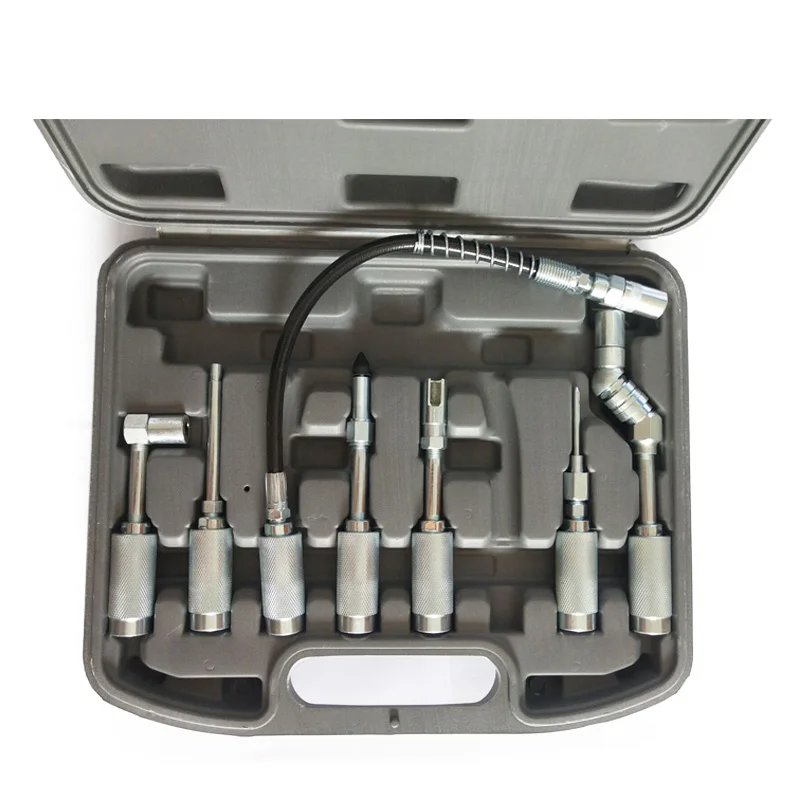 Professional 7 pcs grease gun adaptor kit for lubrication use