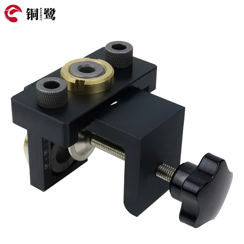 KEGRET 6/8/10mm Drill 3 in 1 Locator Hole Puncher Positioning Opener Carpentry Woodworking Tools Wood Doweling Jig