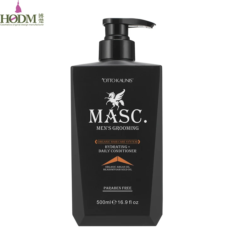 Private Label OEM Organic Argan Oil Deep cleaning Sulfate Free Vegan Moisture Hair Shampoo for Men